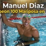 MANUEL DÍAZ CORONÓ CAMPEÓN EN LOS 100M MARIPOSA DEL TROFÉU BRASIL DE NATACIÓN